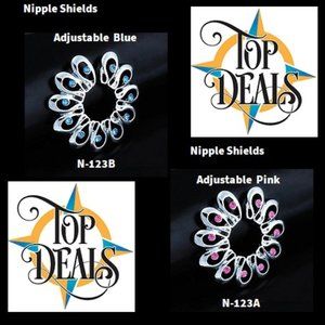 Nipple Shields ~ Per Pair ~ Non-Piercing ~ 2- Colors